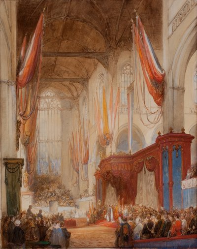 Inauguration of King William III by Johannes Bosboom